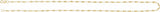 14K Yellow Gold-Filled 1.7 mm Satellite Bar Cable 18" Chain