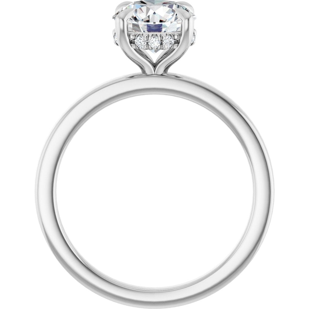 14K White Gold 1 5/8 CTW Lab-Grown Diamond Engagement Ring