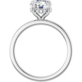 14K White Gold 1 5/8 CTW Lab-Grown Diamond Engagement Ring