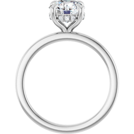 14K White Gold 1 5/8 CTW Lab-Grown Diamond Engagement Ring