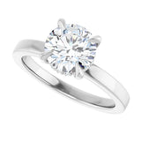 14K White Gold 1 5/8 CTW Lab-Grown Diamond Engagement Ring