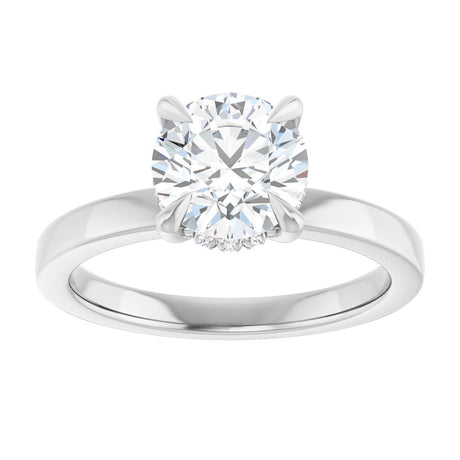 14K White Gold 1 5/8 CTW Lab-Grown Diamond Engagement Ring