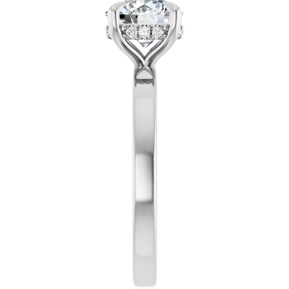 14K White Gold 1 5/8 CTW Lab-Grown Diamond Engagement Ring