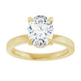 14K Yellow Gold 1 1/2 CTW Lab-Grown Diamond Engagement Ring