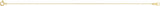 10K Yellow Gold .5 mm Diamond-Cut Cable 7" Chain