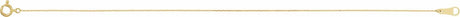 10K Yellow Gold .5 mm Diamond-Cut Cable 7" Chain