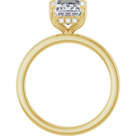 14K Yellow Gold 2 5/8 CTW Lab-Grown Diamond Engagement Ring