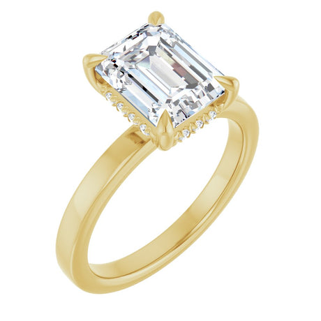 14K Yellow Gold 2 5/8 CTW Lab-Grown Diamond Engagement Ring
