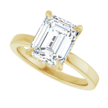 14K Yellow Gold 2 5/8 CTW Lab-Grown Diamond Engagement Ring