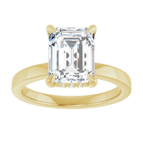 14K Yellow Gold 2 5/8 CTW Lab-Grown Diamond Engagement Ring