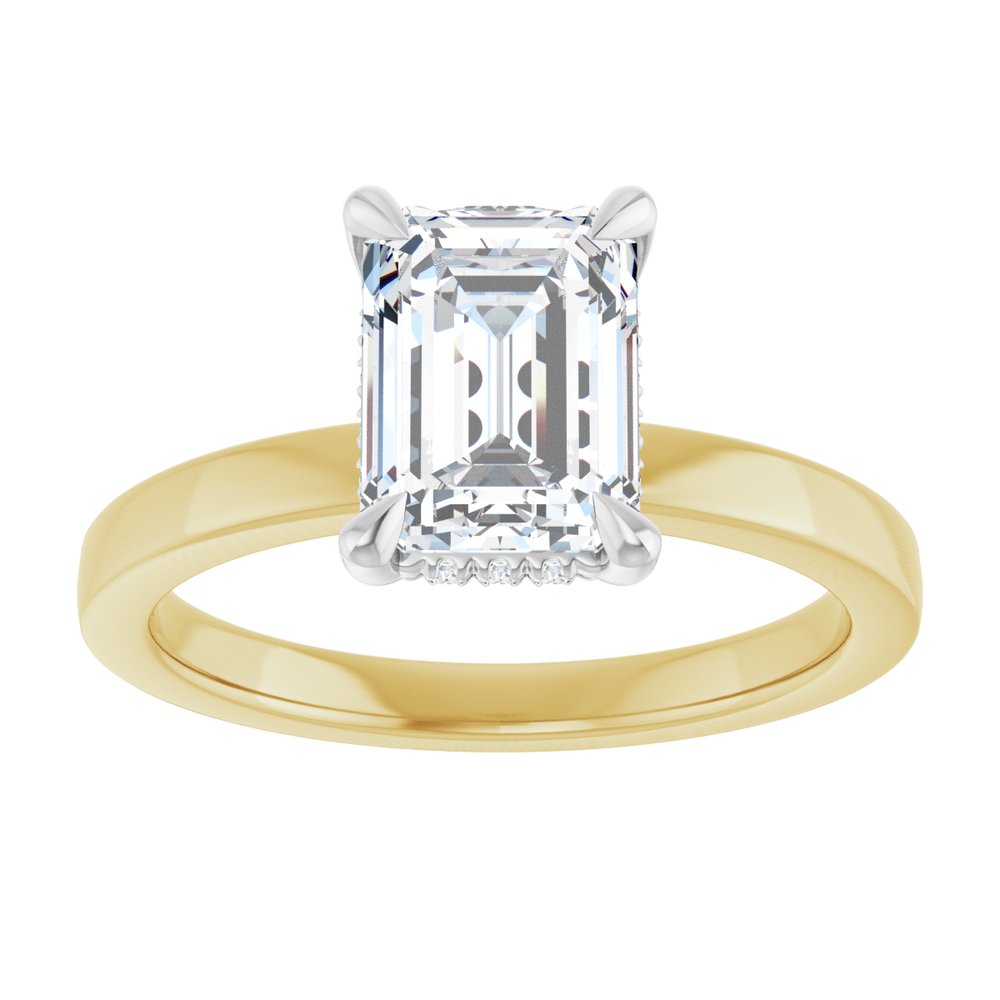 14K Yellow/White Gold 1 3/4 CTW Lab-Grown Diamond Engagement Ring