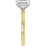 14K Yellow/White Gold 1 3/4 CTW Lab-Grown Diamond Engagement Ring