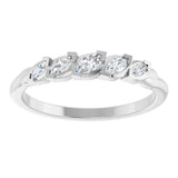 14K White Gold 1/4 CTW Lab-Grown Diamond Anniversary Band
