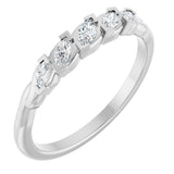 14K White Gold 1/4 CTW Lab-Grown Diamond Anniversary Band