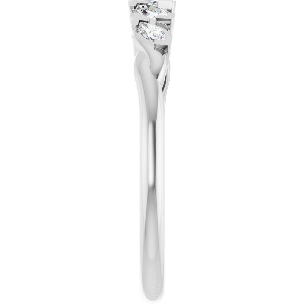 14K White Gold 1/4 CTW Lab-Grown Diamond Anniversary Band