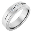 14K White Gold 1/4 CTW Natural Diamond Band