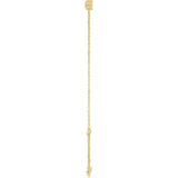14K Yellow Gold Natural Citrine 6 1/2-7 1/2" Bracelet