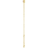 14K Yellow Gold Natural Ruby 6 1/2-7 1/2" Bracelet