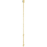 14K Yellow Gold Natural Blue Sapphire 6 1/2-7 1/2" Bracelet