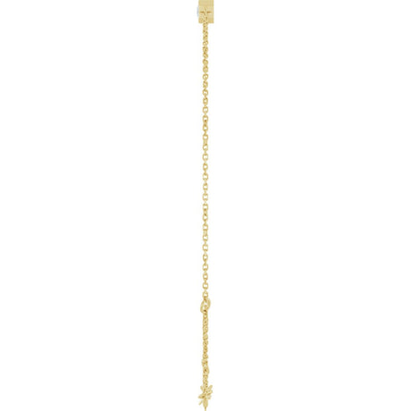 14K Yellow Gold Lab-Grown Diamond 6 1/2-7 1/2" Bracelet