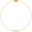 14K Yellow Gold Natural Citrine 6 1/2-7 1/2" Bracelet