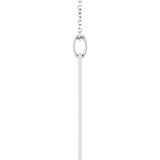Sterling Silver 2025 Roman Numeral 16-18" Necklace
