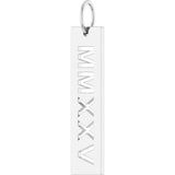 Sterling Silver 2025 Roman Numeral Pendant