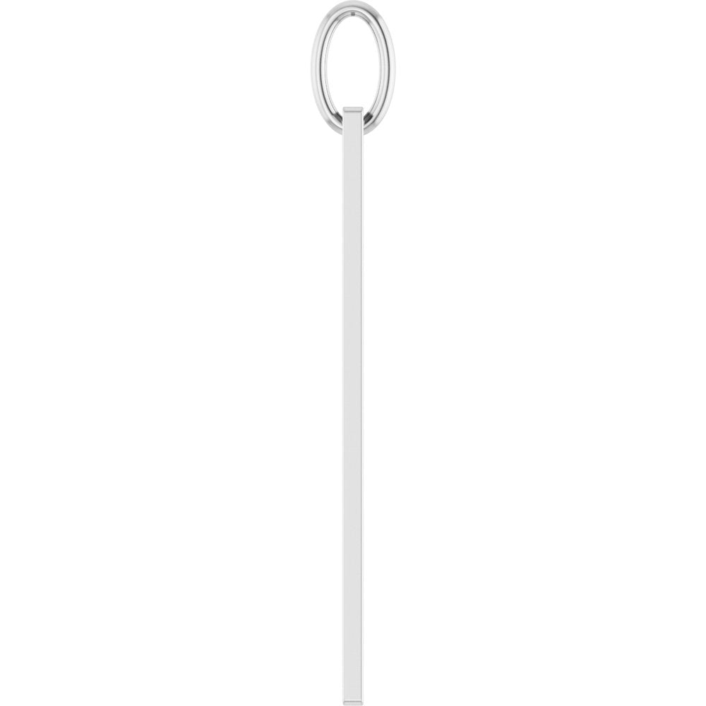 Sterling Silver 2025 Roman Numeral Pendant