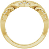 14K Yellow 1/6 CTW Lab-Grown Diamond Band