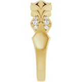 14K Yellow Gold 1/6 CTW Lab-Grown Diamond Band