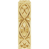 14K Yellow Gold 6.5 mm Sculptural Band Size 7