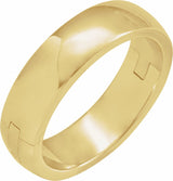 14K Yellow 4 mm CLIQ® Hinged Adjustable Band Size 8