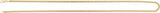 14K Yellow Gold 2.7 mm Curb 16" Chain