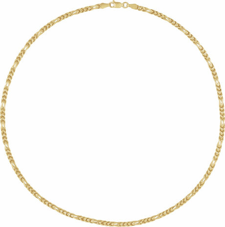 14K Yellow Gold 3.2 mm Franco 18" Chain