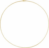 14K Yellow Gold 1.65 mm Rolo 16" Chain
