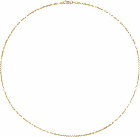14K Yellow Gold 1.65 mm Rolo 16" Chain
