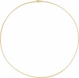 14K Yellow Gold 1.65 mm Rolo 20" Chain