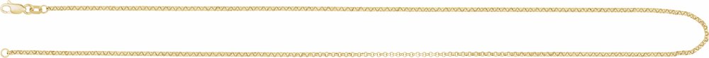 14K Yellow Gold 1.65 mm Rolo 20" Chain