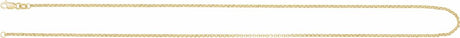 14K Yellow Gold 1.65 mm Rolo 18" Chain