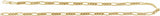 14K Yellow Gold-Filled 5.2 mm Figaro 24" Chain