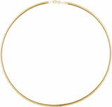 14K Yellow/White Gold 3.2 mm Reversible Diamond-Cut Snake 18" Chain