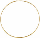 14K Yellow/White Gold  3.2 mm Reversible Diamond-Cut Snake 20" Chain