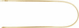 14K Yellow/White Gold 3.2 mm Reversible Diamond-Cut Snake 18" Chain