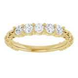 14K Yellow Gold 1/2 CTW Natural Diamond Anniversary Band