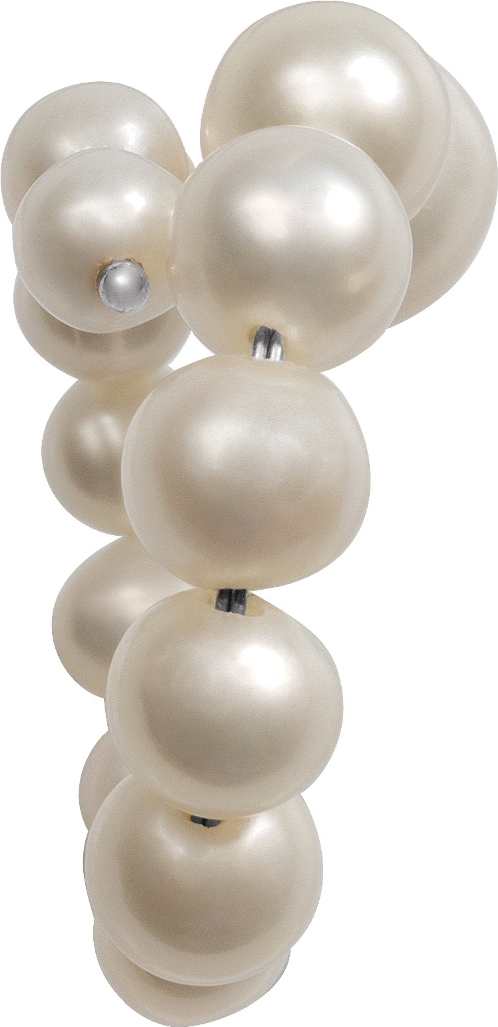 Sterling Silver Cultured White Freshwater Pearl Ring