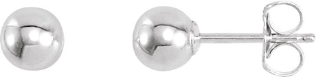 Sterling Silver 5 mm Ball Stud Earrings