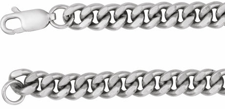 Sterling Silver 4.8 mm Curb 18" Chain