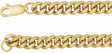 14K Yellow Gold-Filled 4.8 mm Curb 8" Chain