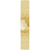 14K Yellow Gold 3.5 mm Hexagon Pattern Band Size 8