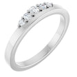 14K White Gold 1/6 CTW Lab-Grown Diamond Stackable Ring